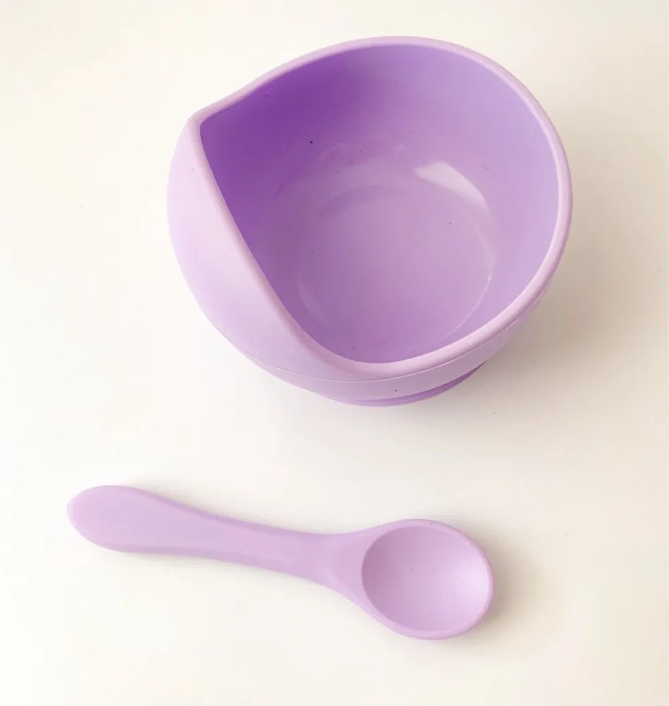 Silicone Bowl and Spoon